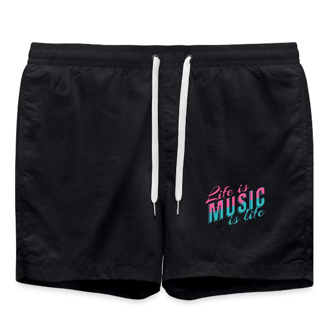 Herren Shorts mit Musikmotiv als Beispiel für 4 verschiedene Hosen und Shorts von MusicaMotive
