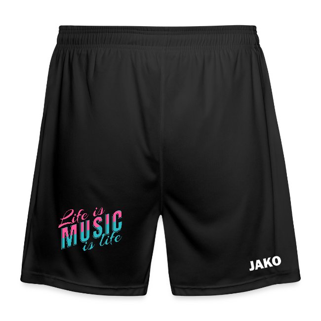 Sportliche Hosen und Shorts mit Musikmotiv aus der MusicaMotive Kollektion