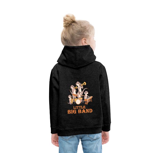 Kinder Hoodie mit Musikmotiv von MusicaMotive als Beispiel für 17 Kinder Hoodies und Pullover