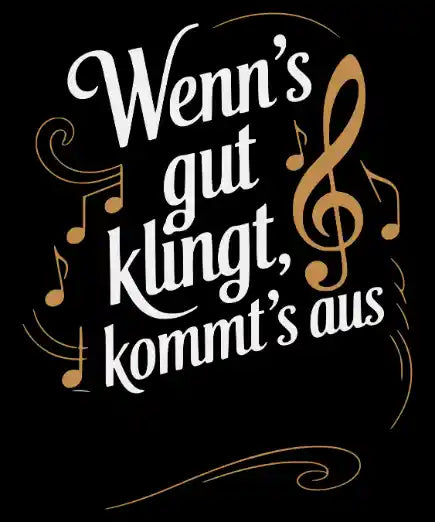 Personalisierbares Musikdesign mit individuellem Stadtnamen
