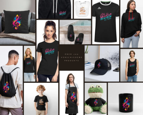 Über 350 Musik-Produkte für Musiker und Musikliebhaber